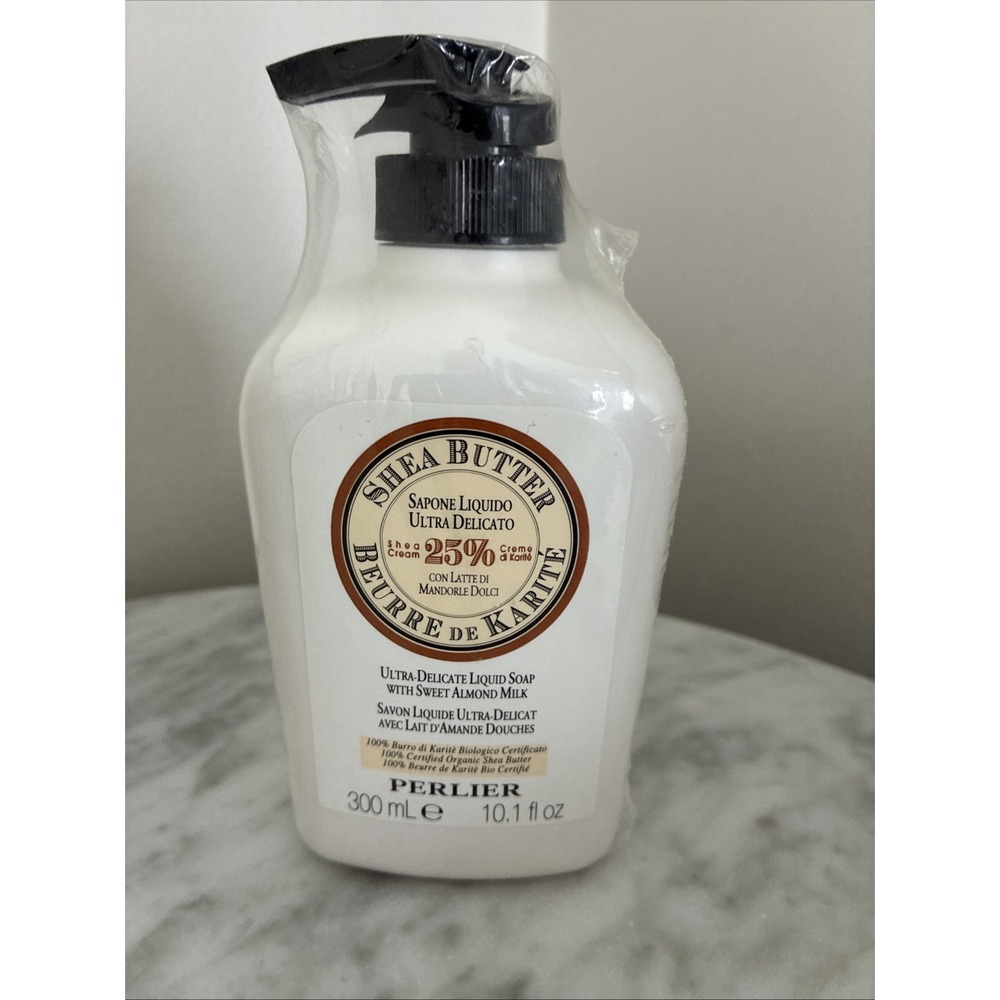 Perlier ULTRA-DELICATE LIQUID SOAP WITH SWEET ALMOND MILK 10.1 Oz